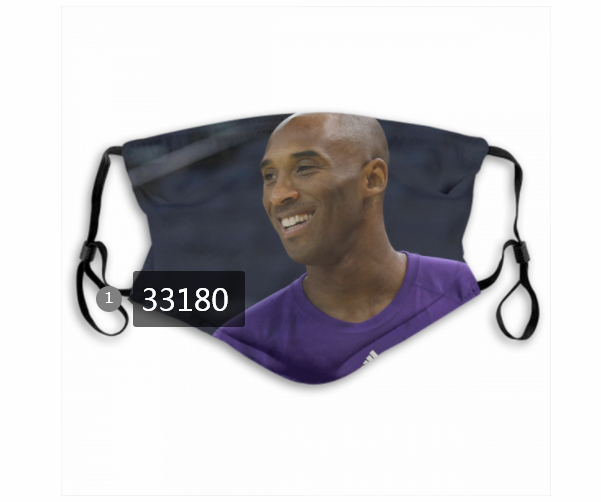 2021 NBA Los Angeles Lakers #24 kobe bryant 33180 Dust mask with filter